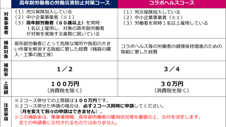 ～トラック荷台の昇降設備も対象～令和5年度エイジフレンドリー補助金