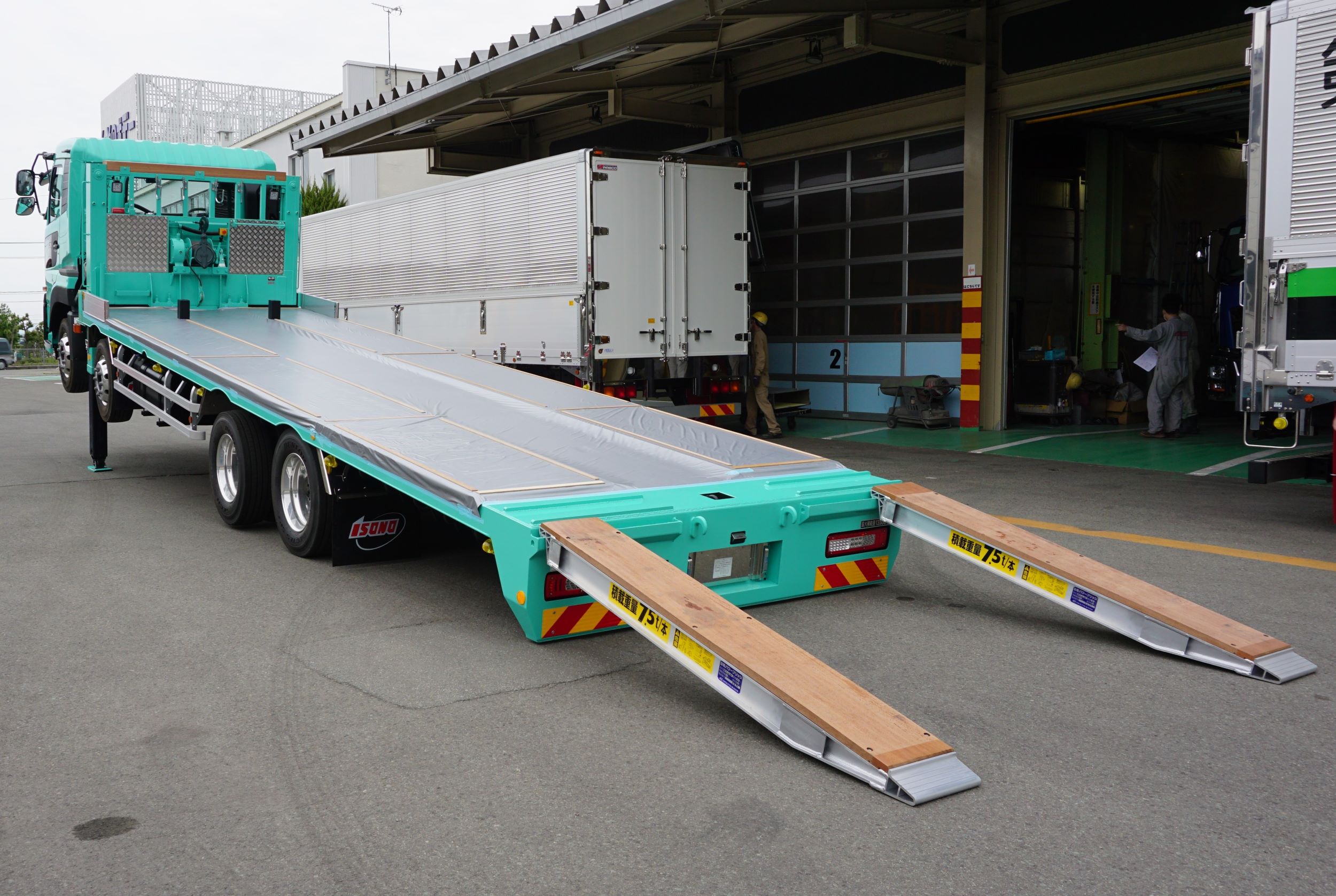 スーパーアルミ ブリッジ KB回送車 回送車 重機運搬車 大型トラック用 